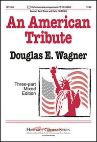 An American Tribute Three-Part Mixed choral sheet music cover Thumbnail